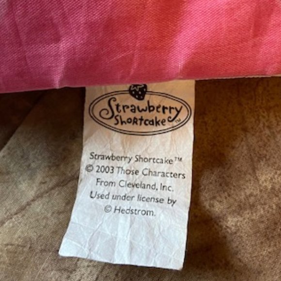 Strawberry Shortcake with Custard the Cat Pink Sleeping Bag Vintage - Picture 7 of 10